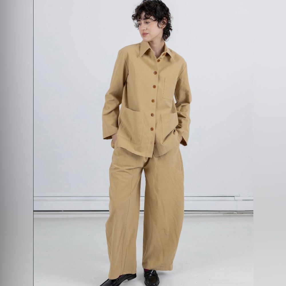 ILANA KOHN Melvin chore coat in Biscuit